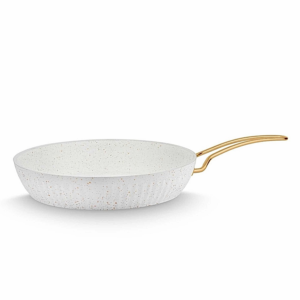 Lines Maya 26Cm Granit Tava Altın Kulp Outlet