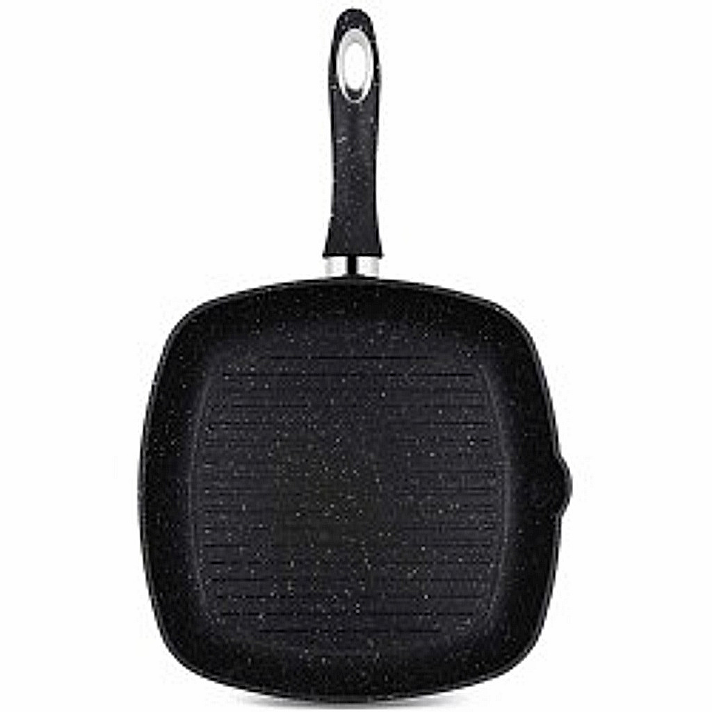Lines Granit 28Cm Kare Grilll Tava