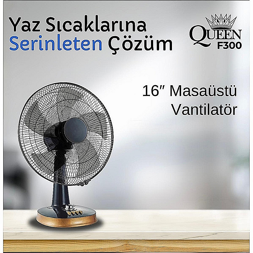 16'' QUEEN F400 MASA VANTILATORU