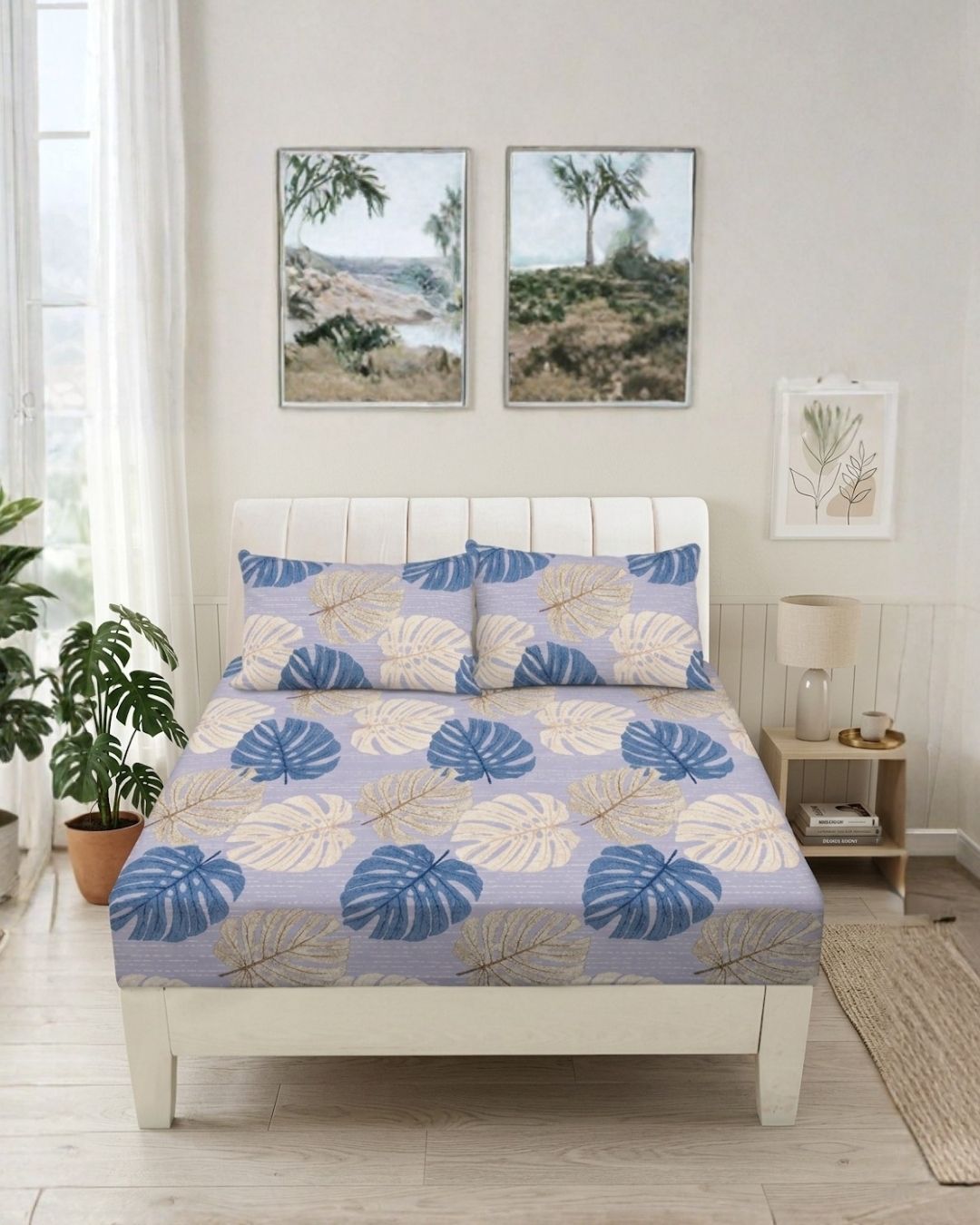Mikro Saten Fitted Set Tek Kişilik 105x200 Desenli 