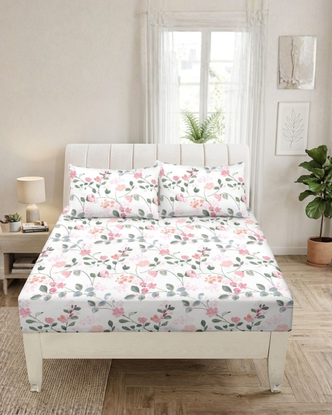 Mikro Saten Fitted Set Battal Boy 180x200 Desenli 
