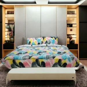 TEK KISILIK POLAR LASTIKLI CARSAF+YASTIK KLF.