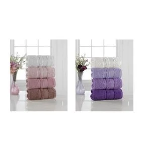 JULIE LIZA 50X90 4LU PAKET YUZ HAVLUSU