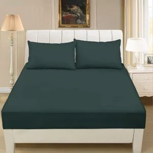 Mikro Saten Fitted Set Çift Kişilik 165x200 Düz Renk 