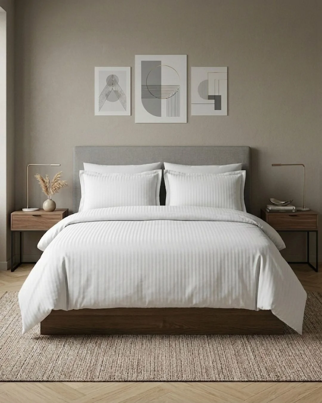 Orkide Delux Bambu Saten Nevresim Takımı 1.5 Kişilik 125x200