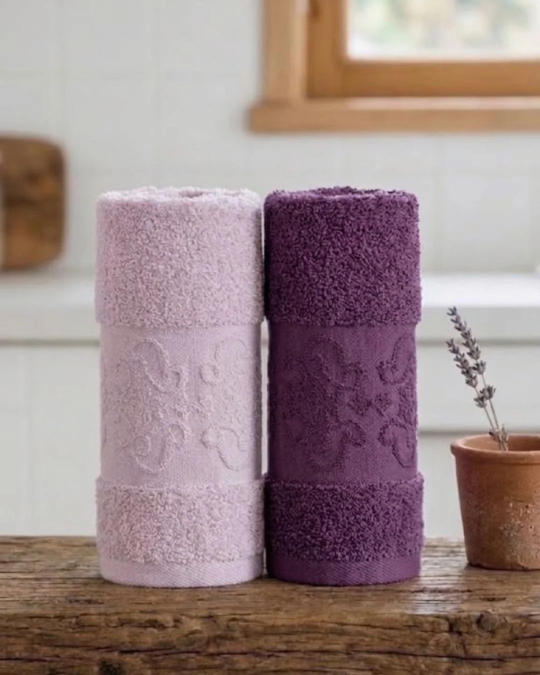 IPEKCE HAVLU SET 2 Lİ DAMASK 30*50