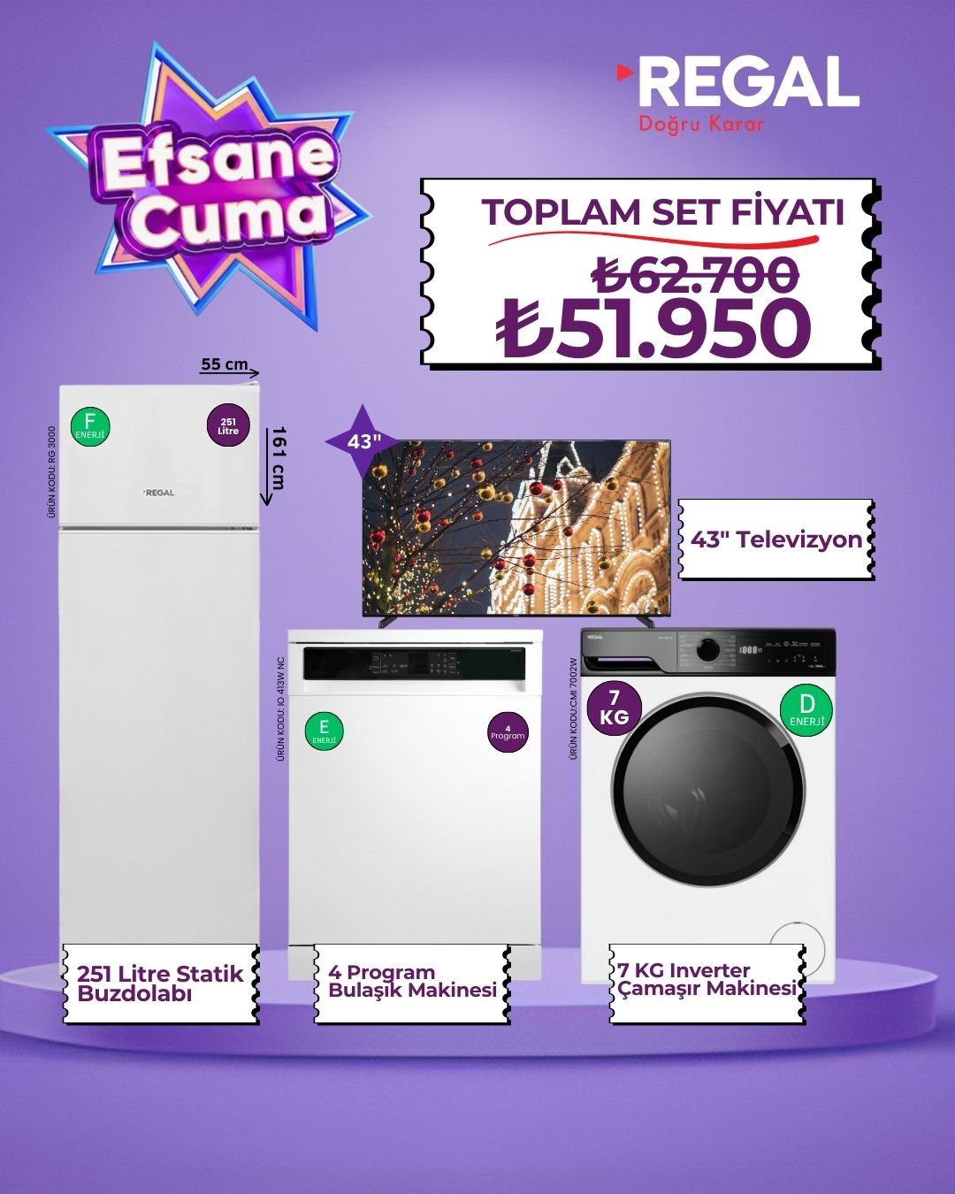 Regal Efsane Cuma Seti 5