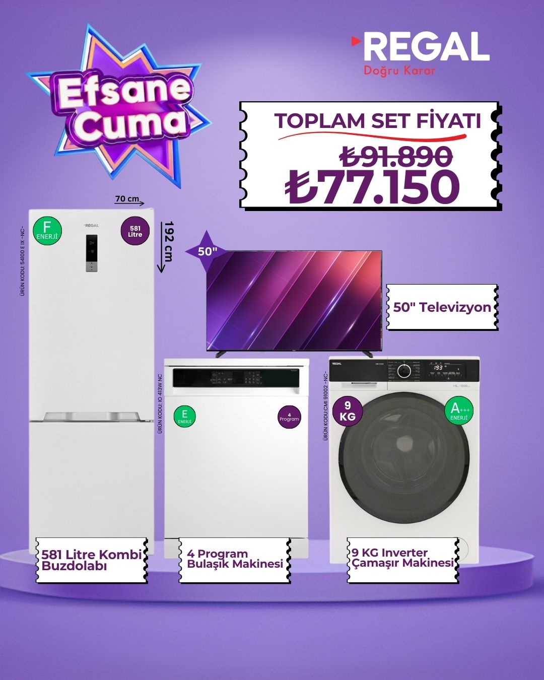 Regal Efsane Cuma Seti 4