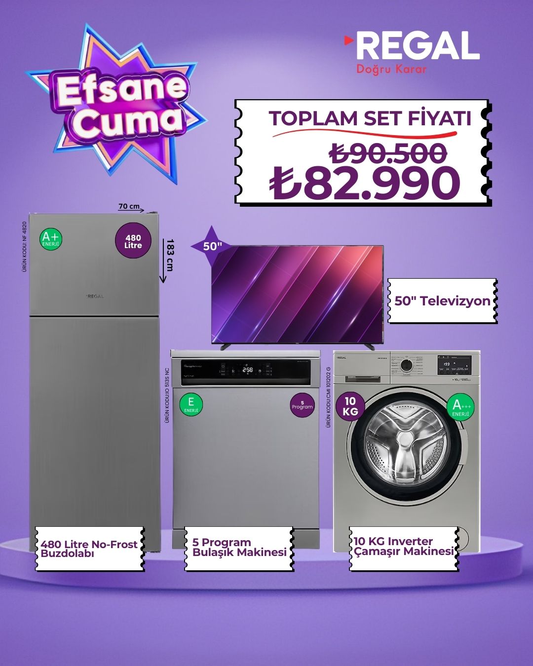 Regal Efsane Cuma Seti 3