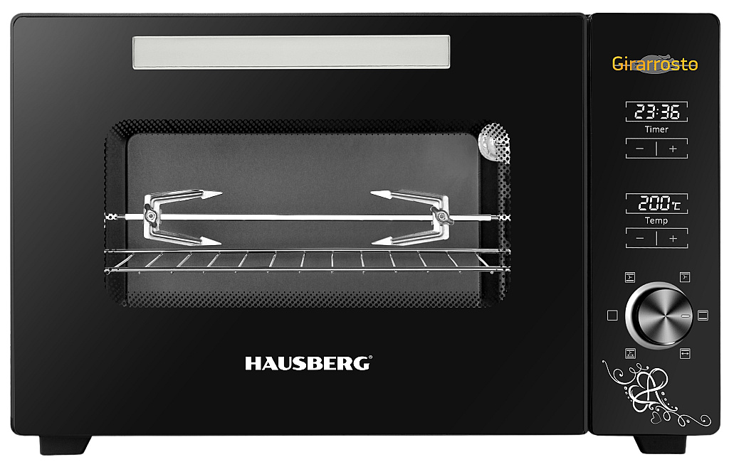 HAUSBERG HB9260 Çevirme ve Fanlı Dijital Elektrikli Fırın