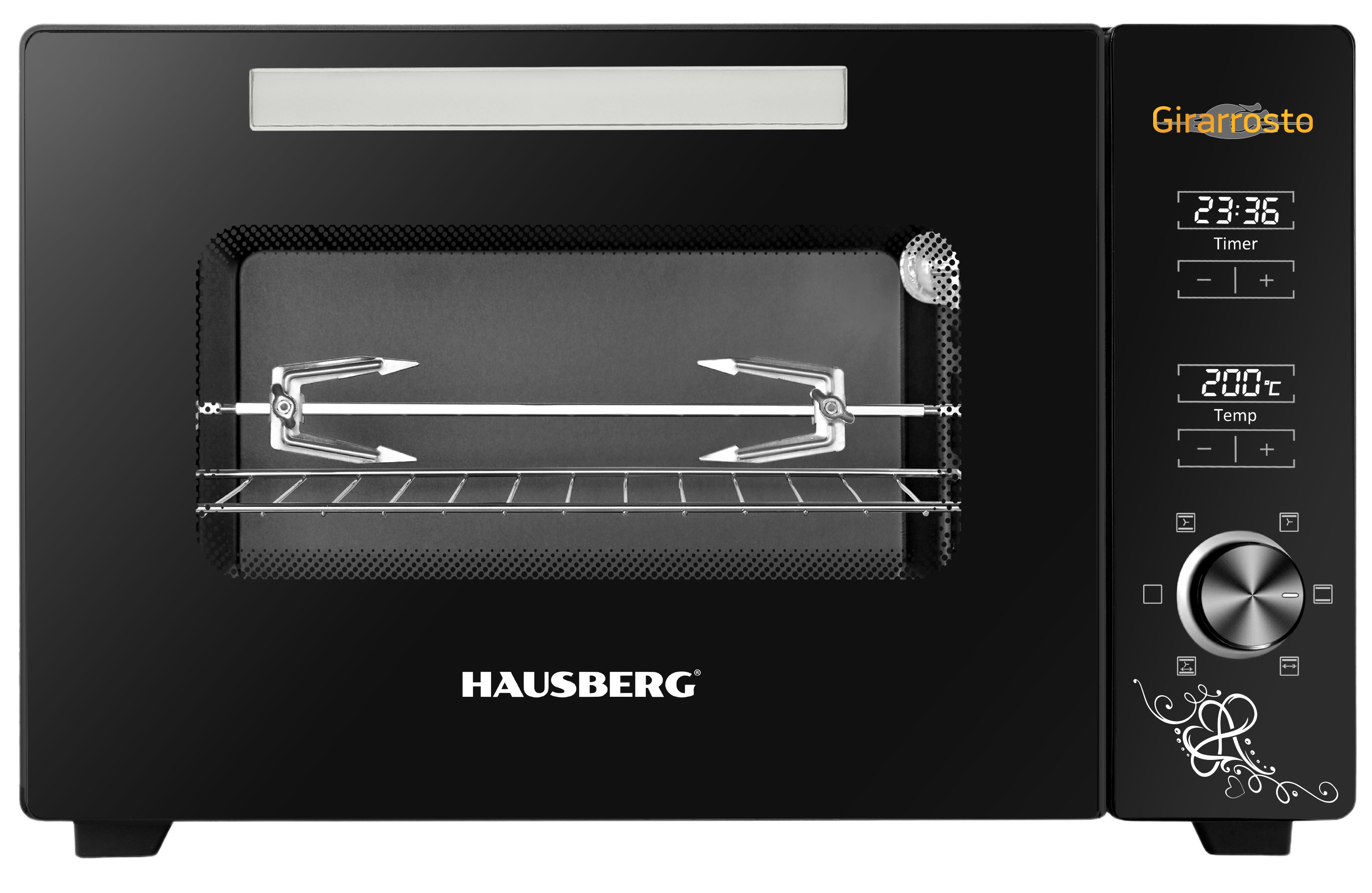 HAUSBERG HB9260 Çevirme ve Fanlı Dijital Elektrikli Fırın